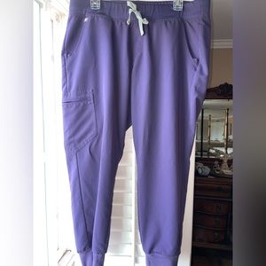 Figs zamora purple jam joggers